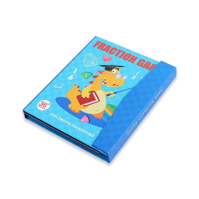 Magnetische Fractie Leren Wiskunde Speelgoed Montessori Rekenkundige Leermiddelen Houten Boek Educatief Speelgoed Voor Kinderen Kerst Z7n9