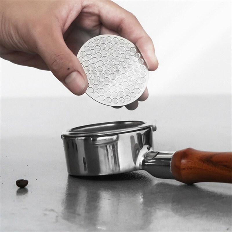 Filtro reutilizable de Metal de doble capa para café, accesorios de café, herramienta de cocina, 51, 53, 58mm, 1 unidad