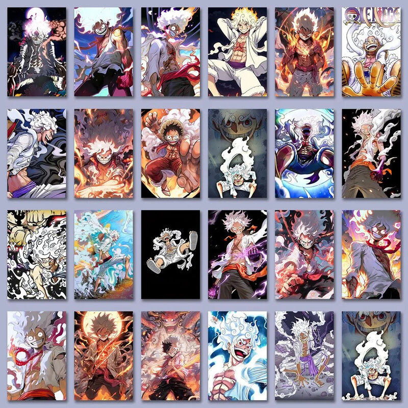 10/30/54pcs Cartoon One Piece Anime Stickers Aesthetic Waterproof Decals Skateboard Laptop Motorcycle Phone Car Cool Sticker Toy