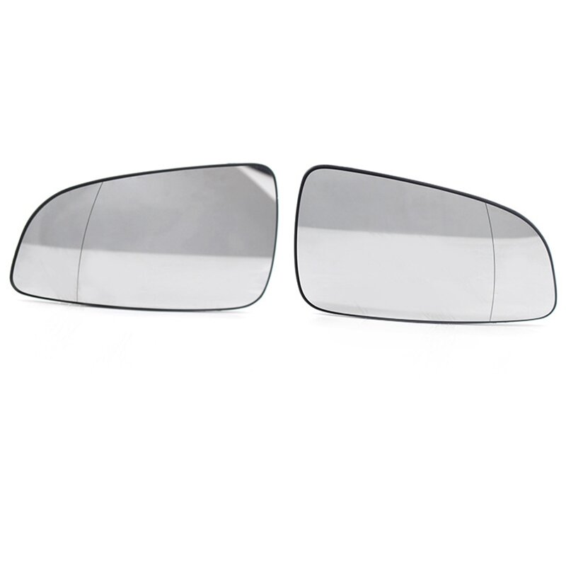 กระจกมองหลัง1คู่สำหรับ Opel Astra อุ่นกระจกมองหลัง2004-2008 cermin kaca 6428786 13141985