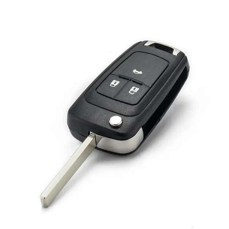 KEYYOU 2ปุ่ม Flip Folding Car Remote Key กรณีเชลล์สำหรับ VAUXHALL OPEL Insignia Astra J Mokka Adam Cascade karl Zafira C