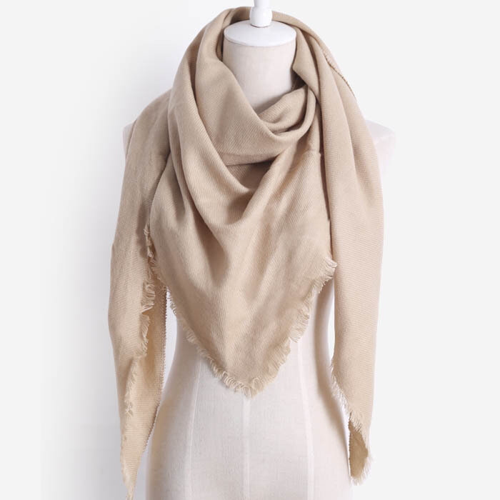 Трендовый шарф-одеяло, женские большие длинные шарфы большого размера, теплая зимняя шаль в клетку, шарф-накидка, подарок для женщин