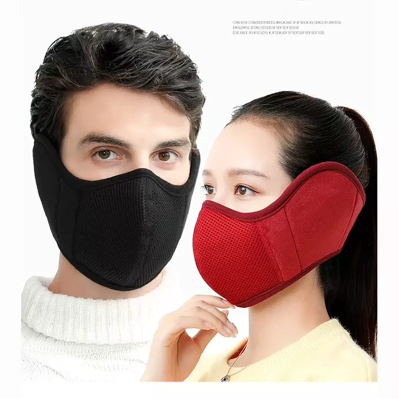 男性と女性のための冬のフェイスマスク,防風,厚く,暖かい,耳のカバー,男の子と女の子のための,新しいコレクション