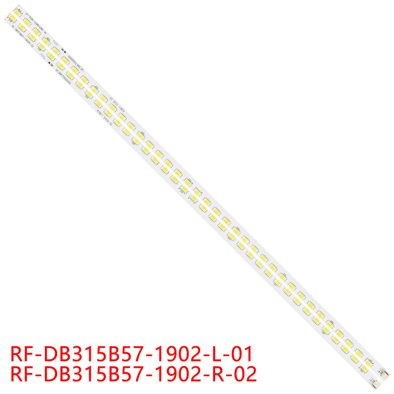 Tira LED Backlight para 32HME8000R35 32HME8000R33 RF-DB315B57-1902R-02 RF-DB315B57-1902L-01, 2 pcs por conjunto