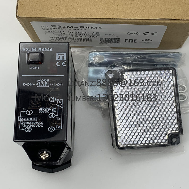 Nieuwe Foto-Elektrische Schakelaar Sensor E3JM-R4M4 E3JM-R4M4-G