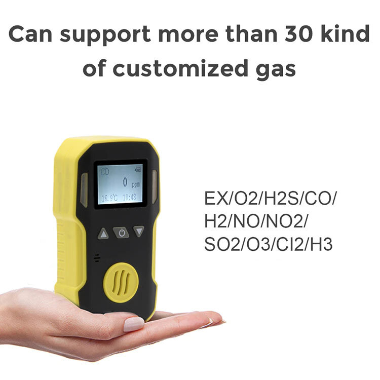 BOSEAN BH-90A handheld Portable 0-100PPM Ammonia meter H2S single Gas Detector with Sound Light Alarm