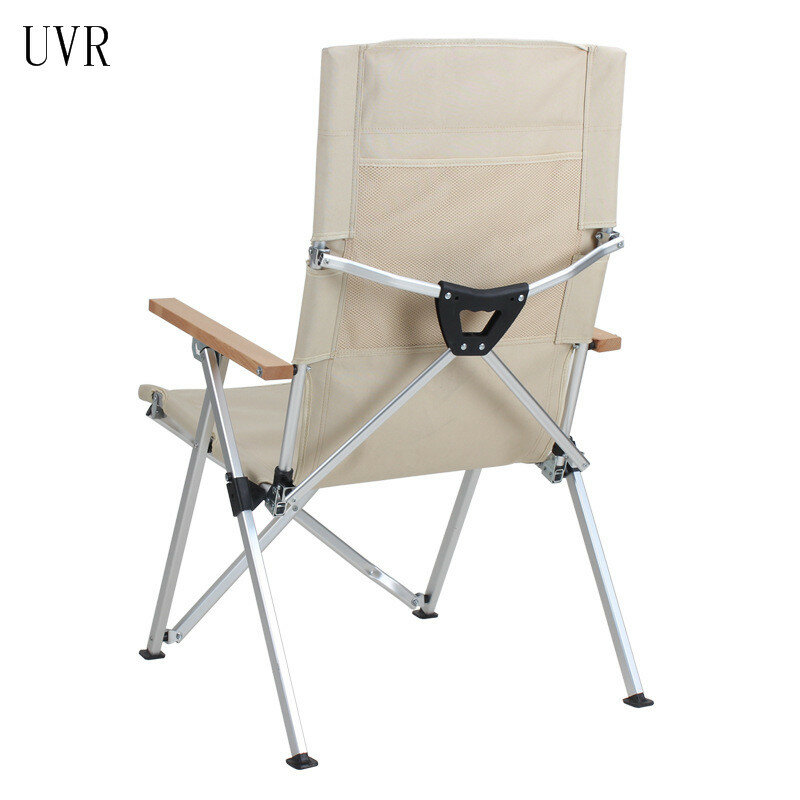 Uvr explorer cadeira dobrável ao ar livre portátil ultra leve deck cadeira de acampamento liga alumínio praia cadeira de pesca confortável
