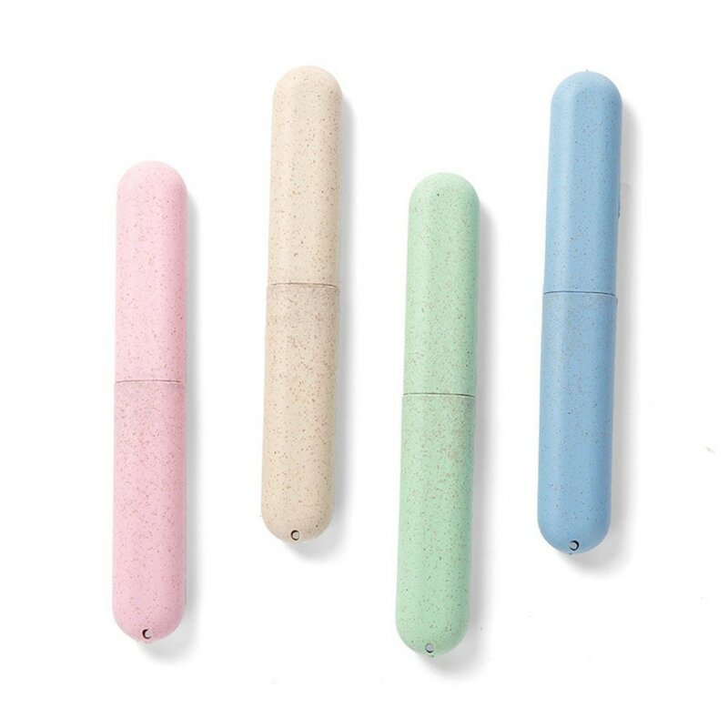 2022 Hot Travel Accessories Toothbrush Tube Cover Case Cap Fashion Plastic Suitcase Holder Baggage Boarding Portable Packing