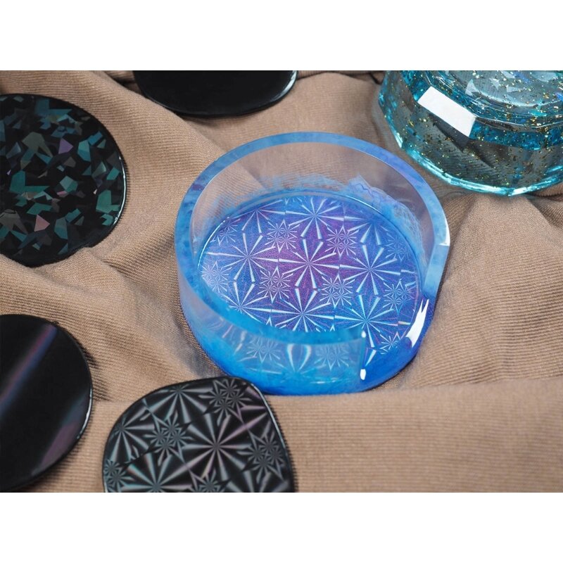 Decorative Crafts Holo Insert Silicone Sheets Inlay Resin Molds