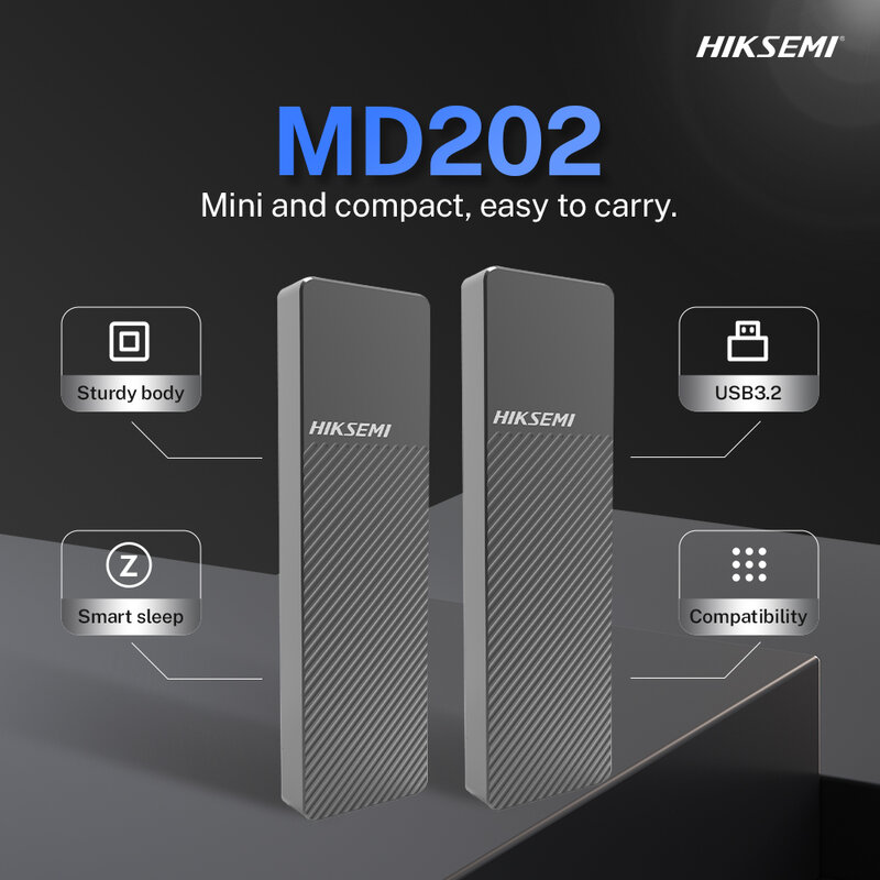 HIKSEMI-carcasa de SSD M.2 NVME SATA, adaptador externo gratuito, USB C 3,1, caja PCIe SSD PCIe M.2, 10gbps