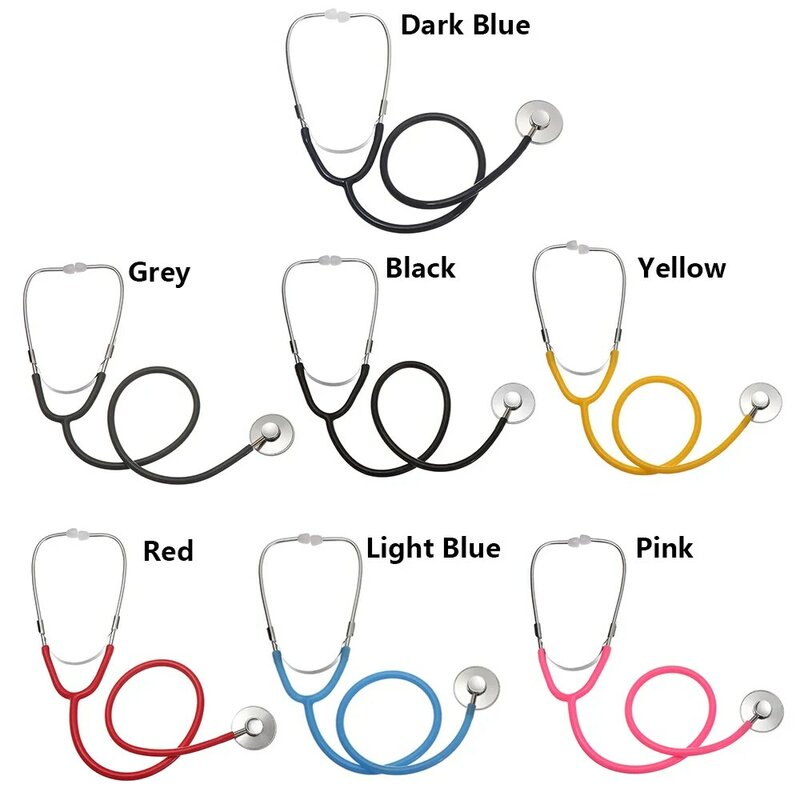 New Kids Stethoscope Toy Simulation Doctor's Toy Family Parent-Child Games Imitation Plastic Stethoscope Accessories 7 Colors