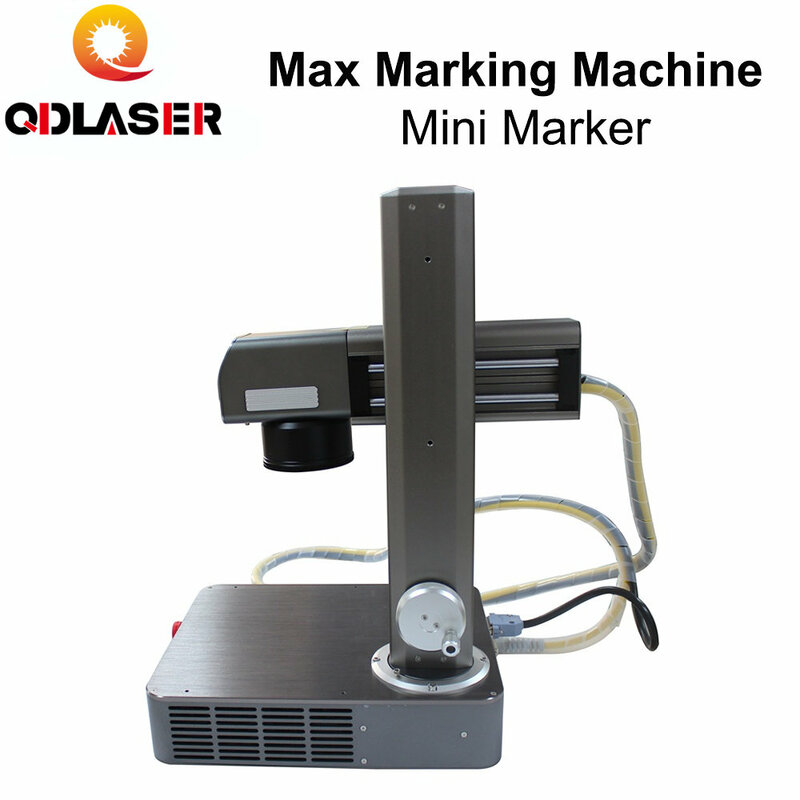 QDLASER 20W Laser a fibra Max Marking Machine Mini Marker per marcatura metallo acciaio inossidabile
