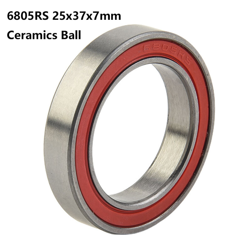 Bike Bicycle Bottom Bracket Bearing 6805-RS Ceramic Ball Bearing 25x37x7mm Giant Cycling Parts Accessories Press In Middle Axle