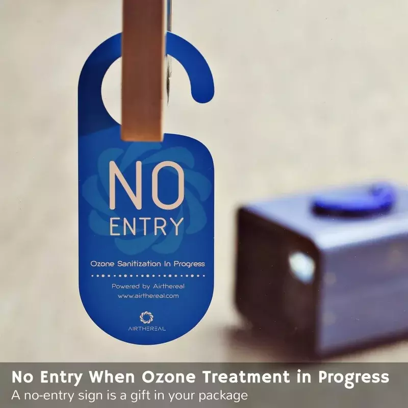 Máquina de ozono de MA10K-PRODIGI airtereal, ionizador eliminador de olores O3, ajustes ajustables para cualquier tamaño de habitación, azul