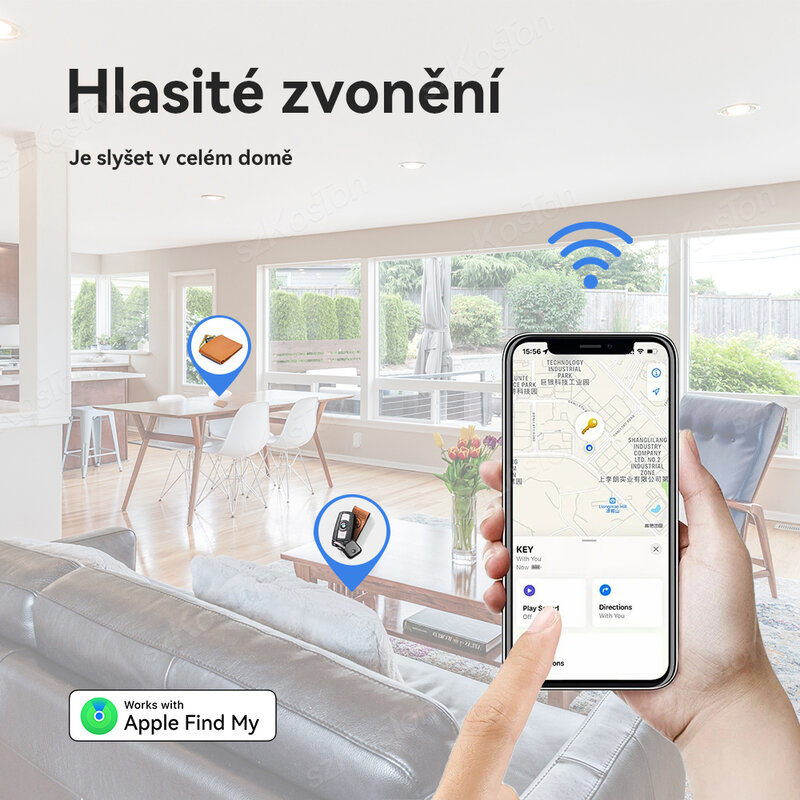 Sleutelzoeker Locator Portemonnee Tas Globale Positionering Itag Smart Tracker Anti-Verloren Apparaat Bluetooth-Compatibel Met Vind Mijn App Ios