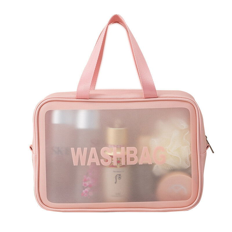 Pu Vrouwen Reizen Opbergtas Cosmetische Make-Up Tas Travel Organizer Tassen Waterdichte Washbag Transparante Cosmetische Cases