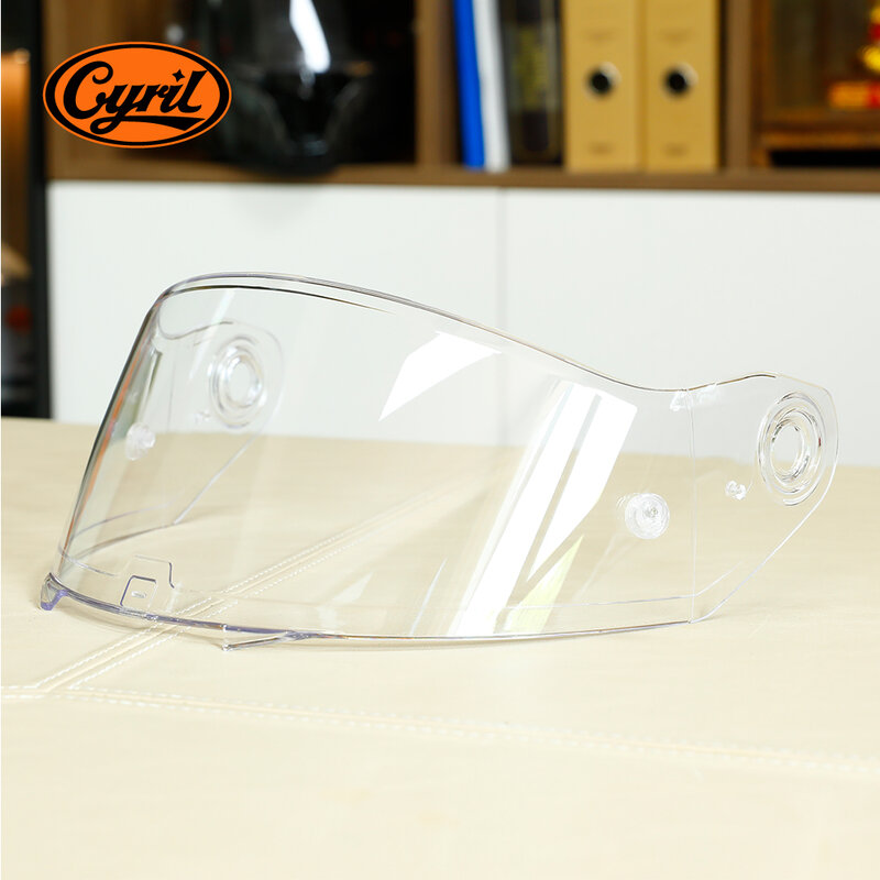 Lente de casco para CYRIL AH018, gafas de casco de carreras de motocicleta, visera