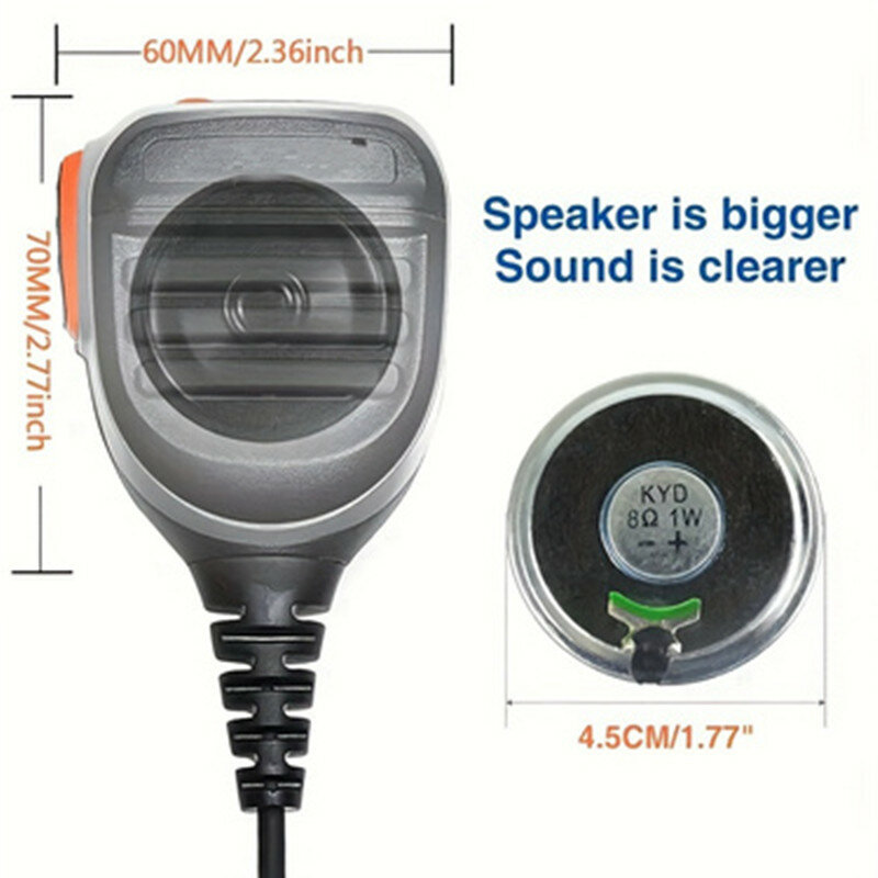 SM26N1 Speaker Microphone for  Hytera Radio X1P Z1P X1E PD600 PD602 PD605 PD662 PD665 PD680 PD682 PD685