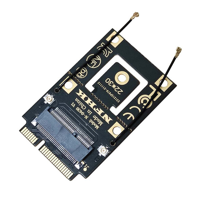 M.2 NGFF to Mini PCI-E (PCIe+USB) Adapter For M.2 Wifi Bluetooth Wireless Wlan Card Intel AX200 9260 8265 8260 For Laptop