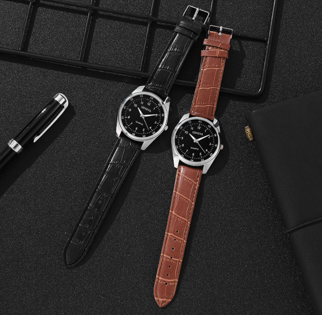 Clássico retro dial relógio de quartzo moda relógio analógico clássico relógios para o homem presente relógios pulseira do plutônio relógio de pulso