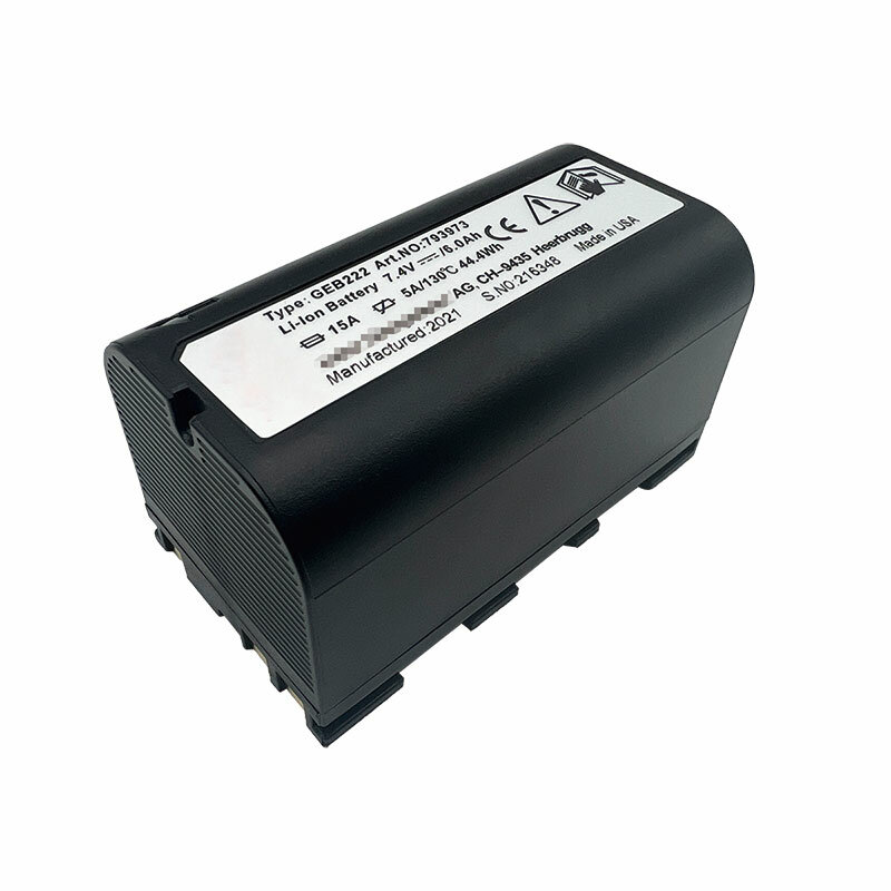 Bateria GEB222 dla Leica ATX1200 GPS1200 GRX1200 całkowita 7.4V 6000mAh mierniczy akumulator litowy