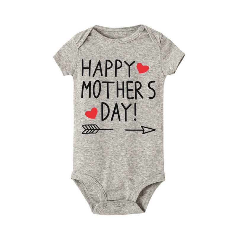 My First Mother's Day I Love You Mommy Baby Bodysuit Newborn Baby Boys Girls Romper Mother Day Gifts Toddler Infant Outfits