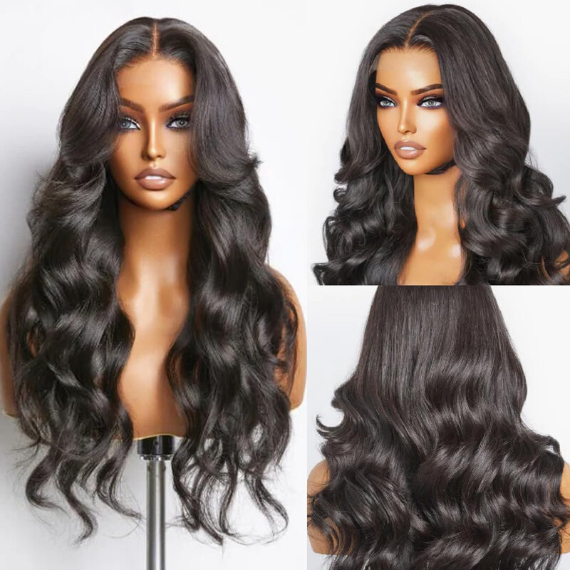 Body Wave 13x4 Lace Front Wig Brazilian 30 Inch Transparent Lace Frontal Human Hair Wigs For Women Pre Plucked