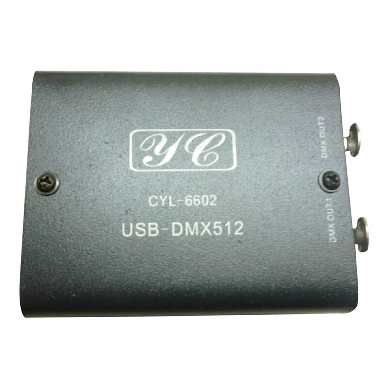 1 zestaw świateł LED USB do DMX DMX512 oświetlenie sceniczne DMX kontroler oświetlenia 512-kanałowy