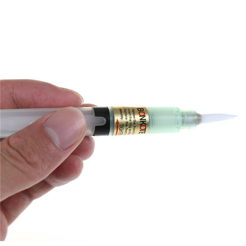 Bolígrafo de soldadura práctico, herramienta de soldadura de 18cm, con cabezal de cepillo de BON-102 relleno de Flux, pino, Perfume