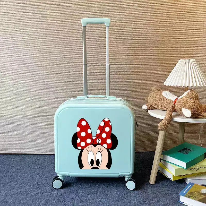 Disney Cartoon rolling luggage Cute boy girls password carry on cabin suitcase kids travel suitcase on wheels Children's gift