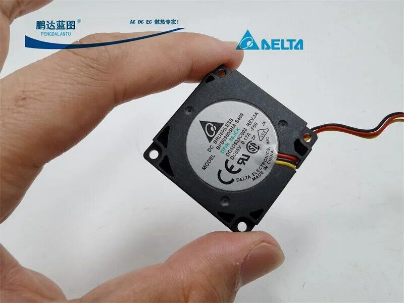 Ventilador centrífugo portátil, Ventilador Turbo USB, Bfb03505ha-S409 3512, 5V, 3,5 cm