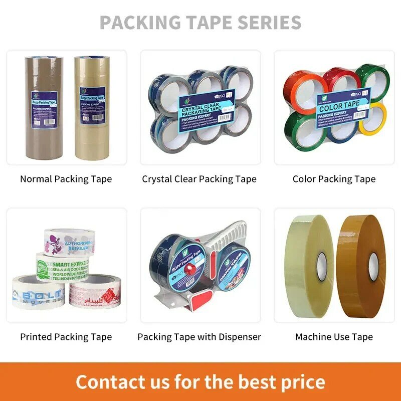 会社のロゴが印刷された包装テープ、カートンシールテープ、カスタマイズされた生産、カスタム