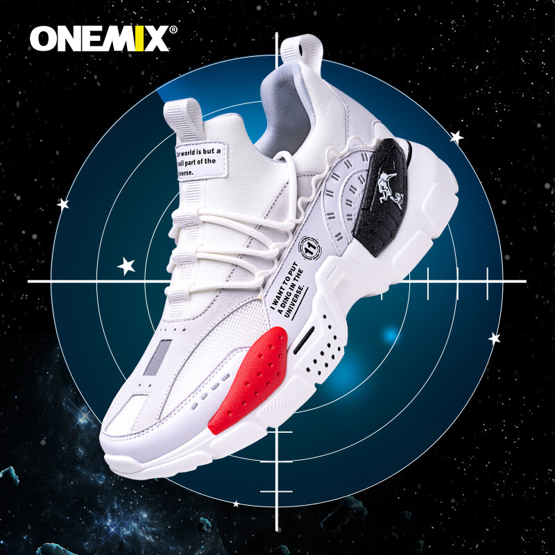 ONEMIX 2023 New Running Shoes for Men Height Increasing Ulzza Harajuku Cushioning Platform Retro Sports Shoes Walking Sneakers