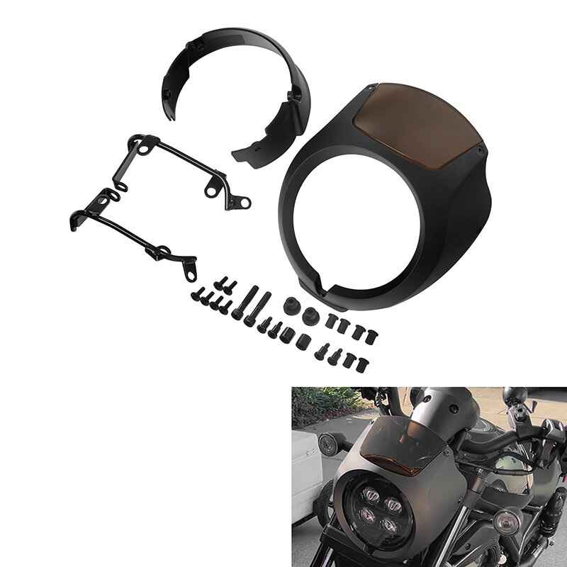 Motorcycle Front Headlight Fairing Screen WindShield WindScreen For Honda Rebel CMX1100 CMX 1100 2021-2023