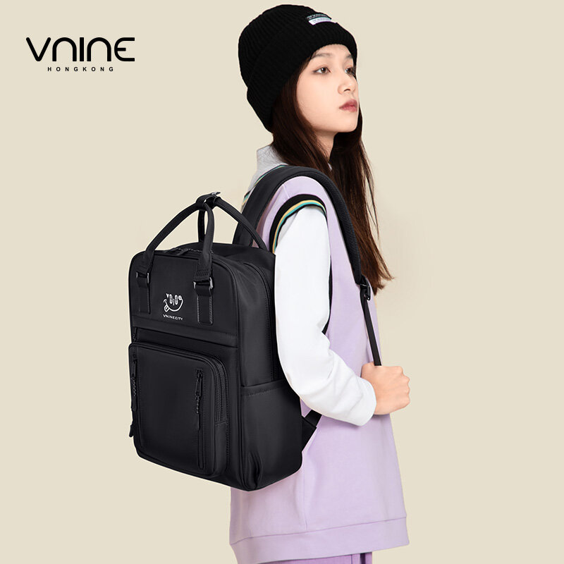 VNINE Backpack Women's 2024 New High Beauty High School Student backpack Large Capacity Computer Backpack