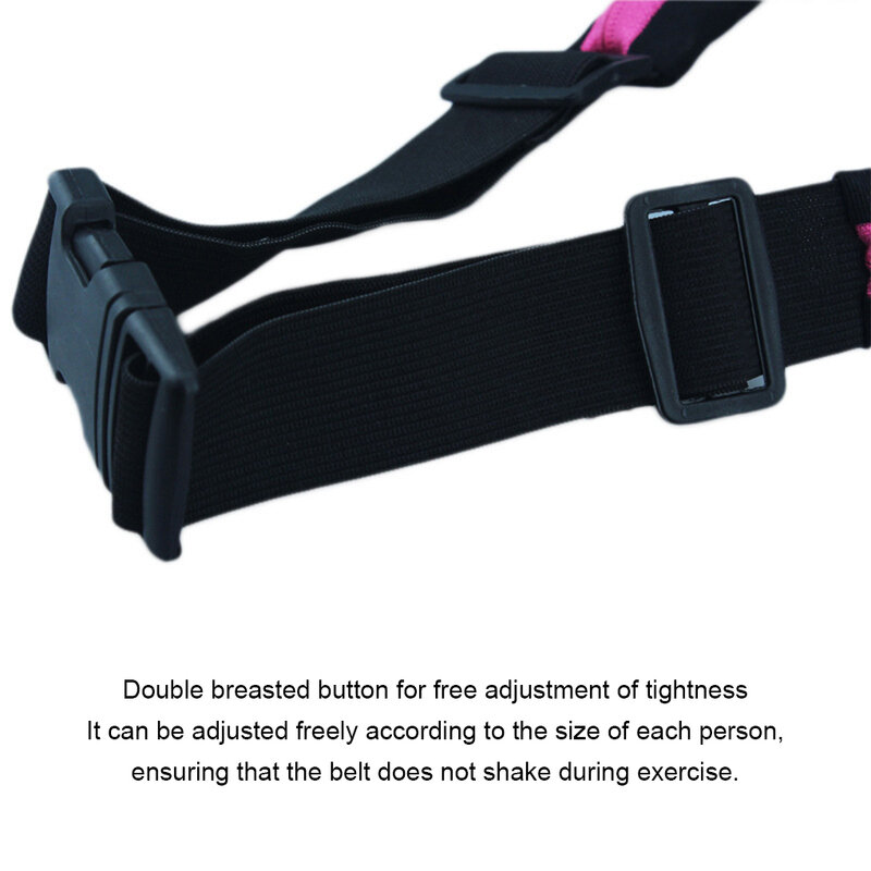 Riñonera cómoda para correr, bolsa de cinturón elegante y ajustable para un estilo de vida activo, bolsa deportiva compacta, verde azure