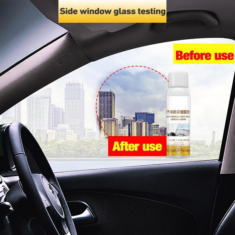 Car Windshield Defogger Auto Interior Windshield Long Lasting Spray Prevent Fogging Clear Vision Fog Repellent Mirror Clean