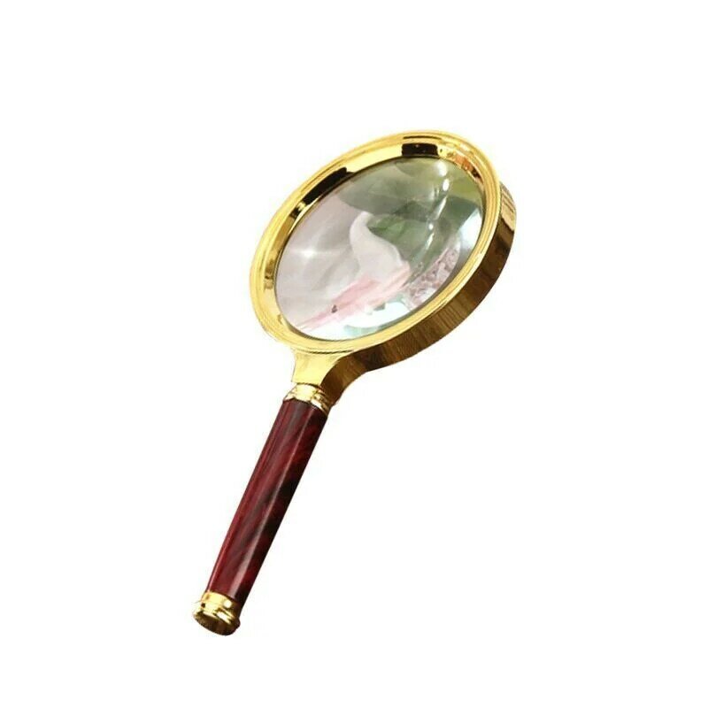 10X Magnifier Reading Books Newspapers Insect Observation Handheld Jewelry Magnifying Glass Loop Loupe Reading Dragon Handle