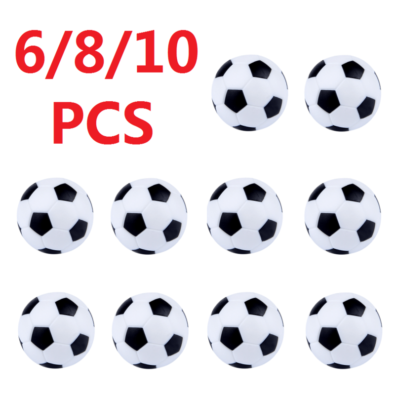 Juego de balones de fútbol de mesa de 32mm, juego de mesa oficial de repuesto, para interiores, para padres e hijos, 6 a 10 unidades