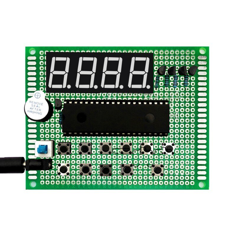 51 Microcontroller 8-weg Antwoordapparaat Elektronische Kit Lassen Oefenprintplaat Onderdelen Diy Soldeerset