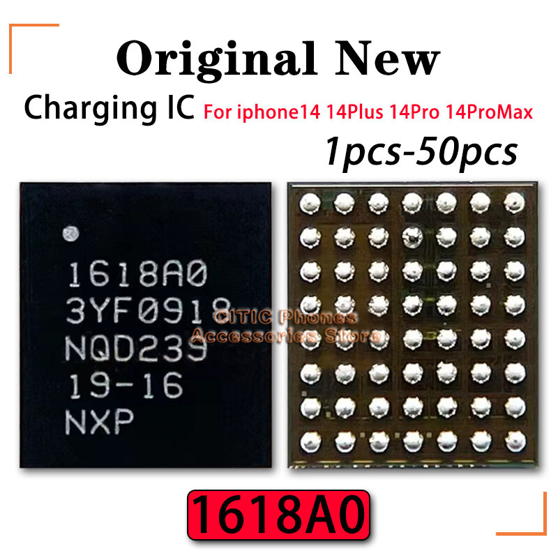 1-50pcs 1618A0 For iPhone 14/14PLUS/14PRO/14PRO MAX U2 USB IC Tristar Charging IC