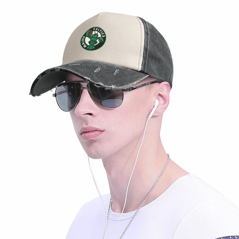 셀틱스 메인 야구 모자, 스냅백 모자, 자외선 차단 태양 모자, 남성 2024