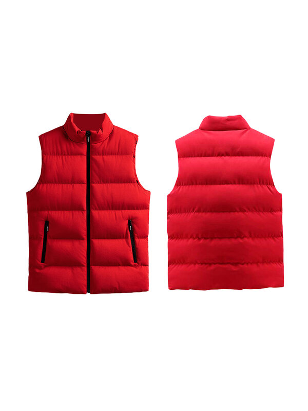YILEEGOO-Chaqueta de plumón con capucha para mujer, Abrigo acolchado cálido de invierno con capucha recortada de piel sintética y cintura con cinturón