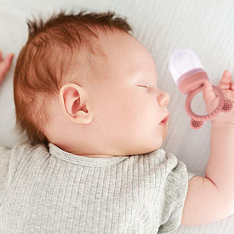 Baby Muttermilch Eis am Stiel Formen Silikon Babynahrung Feeder Schnuller mit Gefrier frucht Beißring Einfrieren Obst Beißring für Babys