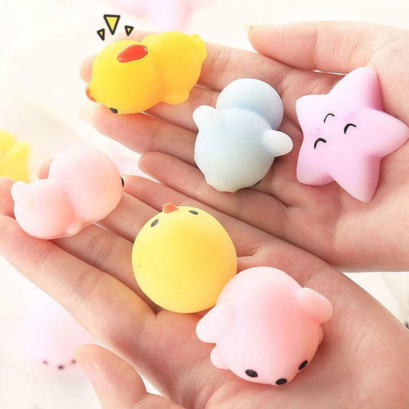 30PCS Kawaii Squishies Toys For Kids Antistress Ball Squeeze  Toy Party Favors Stress Relief Toys For Birthday Gift