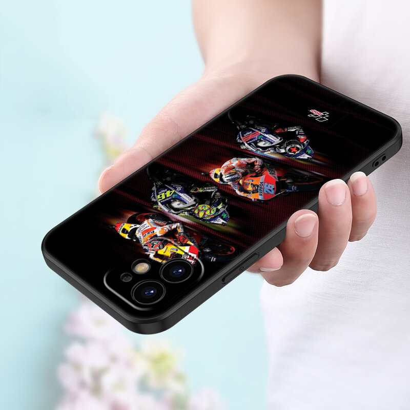 Capa preta para telefone Marc Marquez, capa de desenhos animados, Xiaomi Redmi Note 13 Pro, 12, 11E Pro Plus, 11S, 11T, 10 Pro, 10T, 5G, 10S, MM93