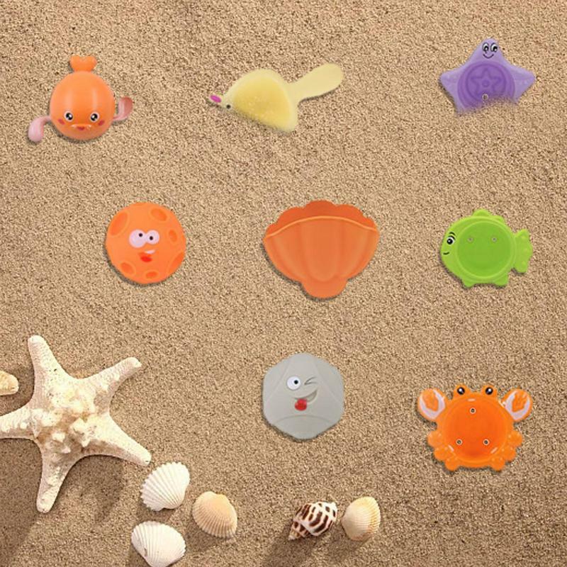 Kinder tragbare Strand Sand Spielzeug Set mit Trolley Fall Sommer Outdoor-Spiele Strand Spielzeug Geschenk für Kinder Kleinkinder Jungen Mädchen