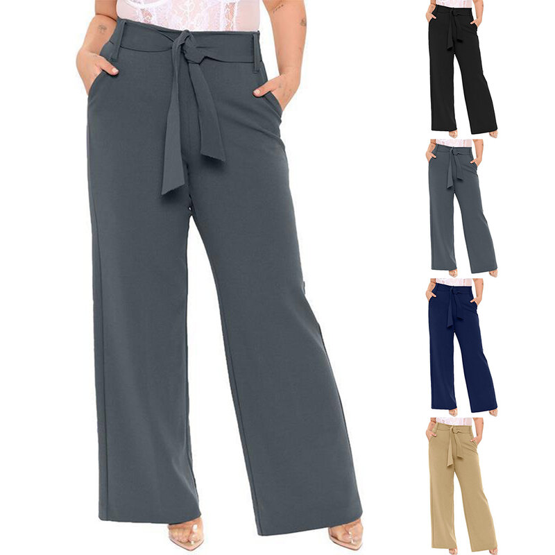 Pantalones cómodos de alta calidad para mujer, pantalón de Color sólido para interiores y exteriores, gran oferta, nuevo