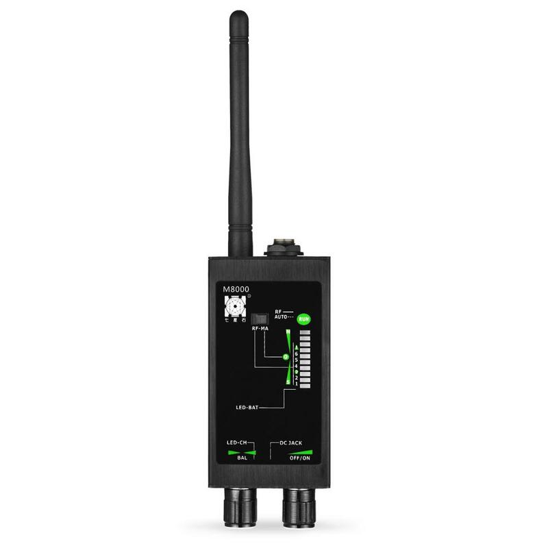 Detector antiespía de Radio 1MHz-12GH, Detector de señal RF GSM del FBI, rastreador automático, localizador GPS, Bug con antena LED magnética larga