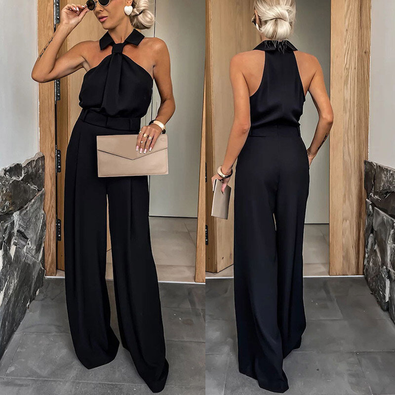 Summer Outfit Vacation Women Outfits Women's Clothing Trend 2024 Jumpsuits Rompers Bodysuit Woman Elegant Jumpsuit Fashion